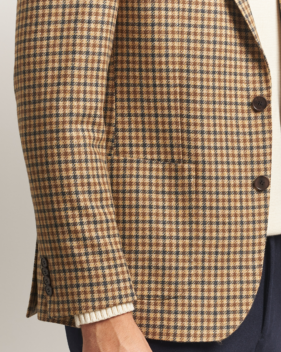 Homme | Blazers | Morris | Wool Sport Check Jacket Brown