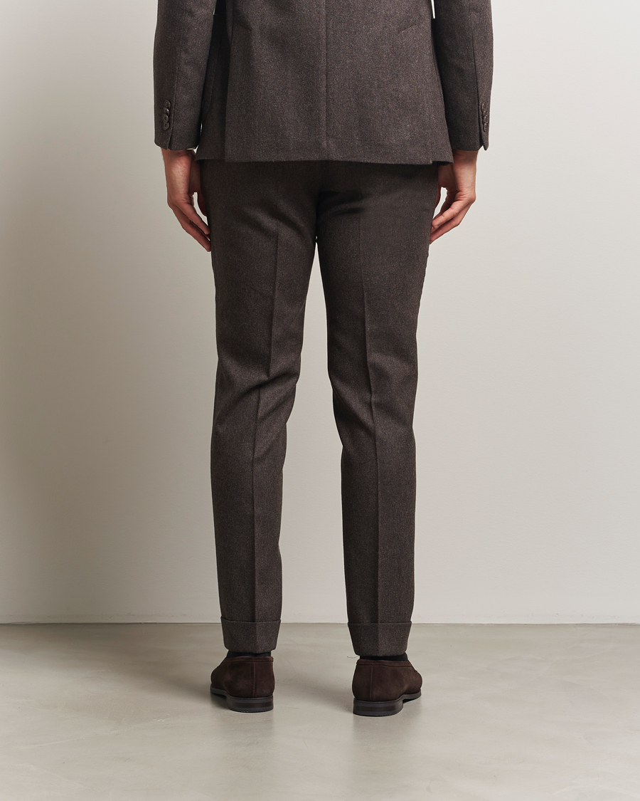 Homme | Pantalons | Morris | Jack Flannel Trousers Brown
