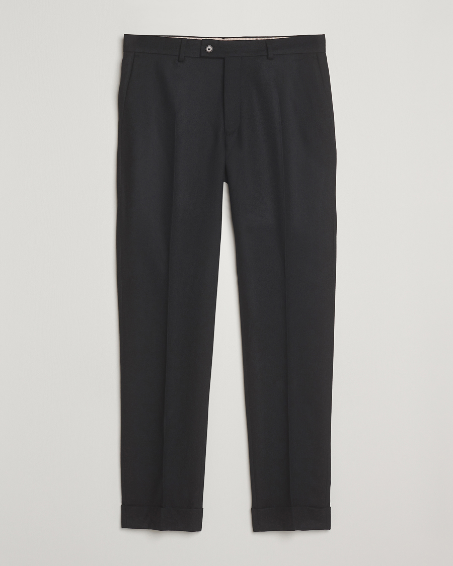 Homme | Pantalons | Morris | Jack Flannel Trousers Black