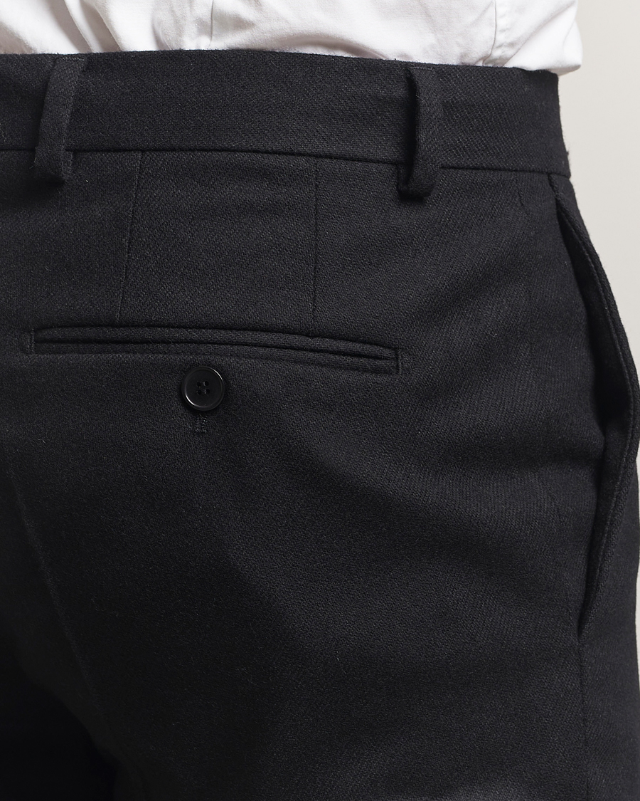 Homme | Pantalons | Morris | Jack Flannel Trousers Black
