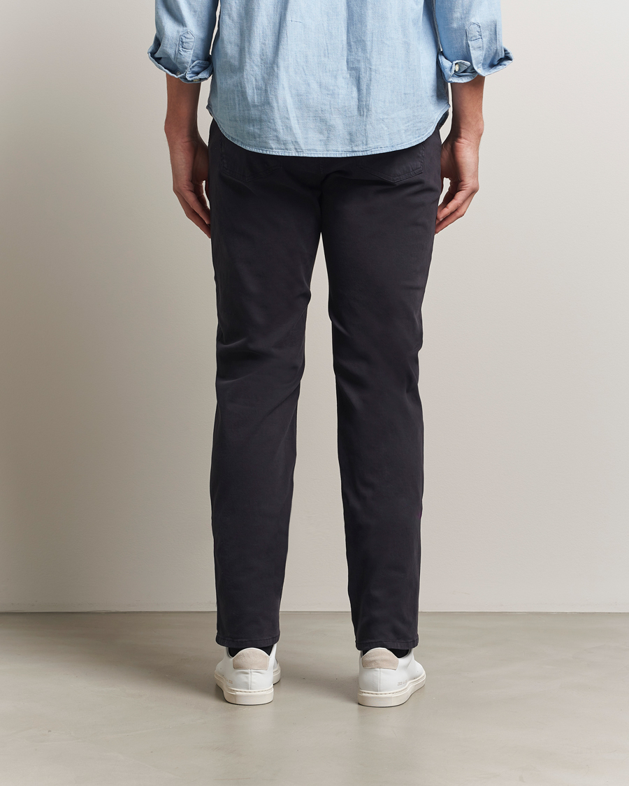Homme | Pantalons | Morris | James Brushed 5-Pocket Pants Blue