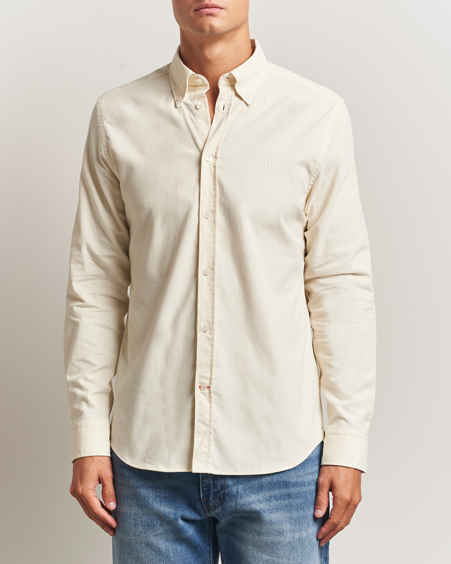 Homme | Chemises | Morris | Douglas Corduroy Shirt Off White