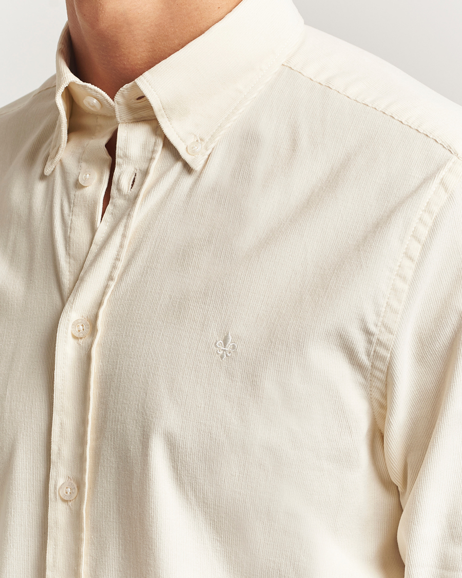 Homme | Chemises | Morris | Douglas Corduroy Shirt Off White