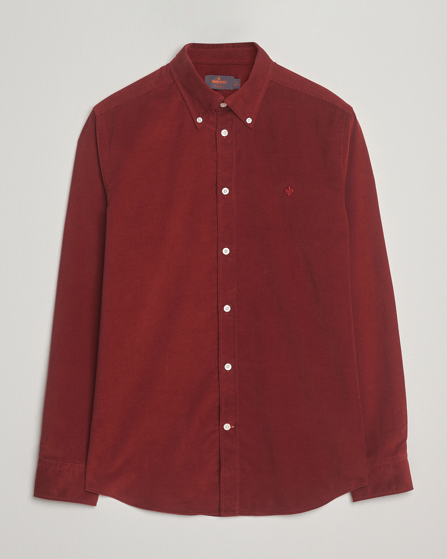 Homme | Chemises | Morris | Douglas Corduroy Shirt Red