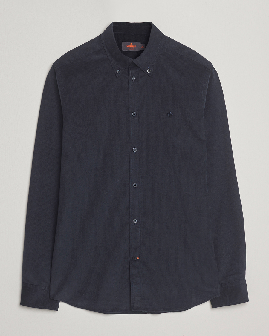 Homme | Chemises | Morris | Douglas Corduroy Shirt Navy