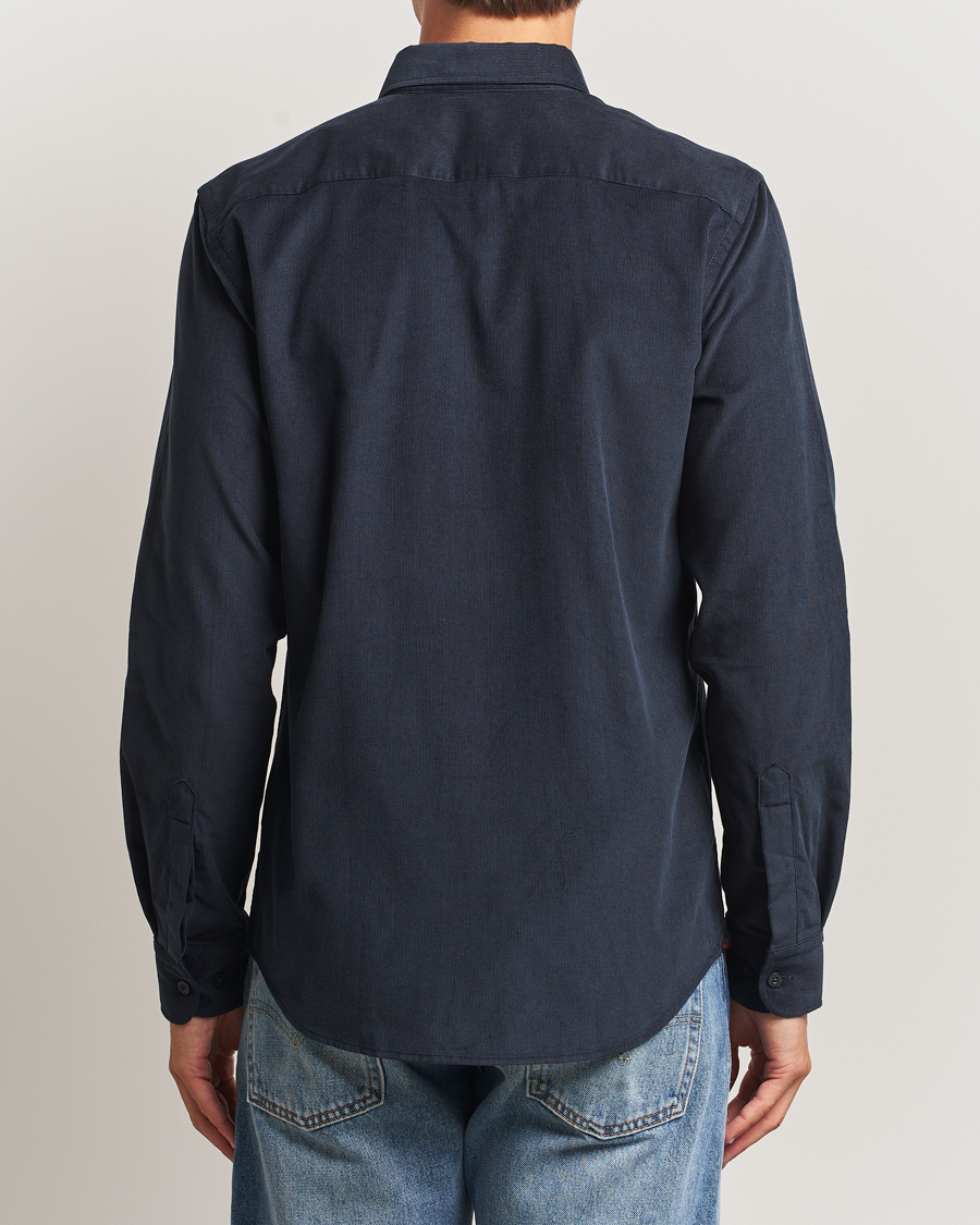 Homme | Chemises | Morris | Douglas Corduroy Shirt Navy