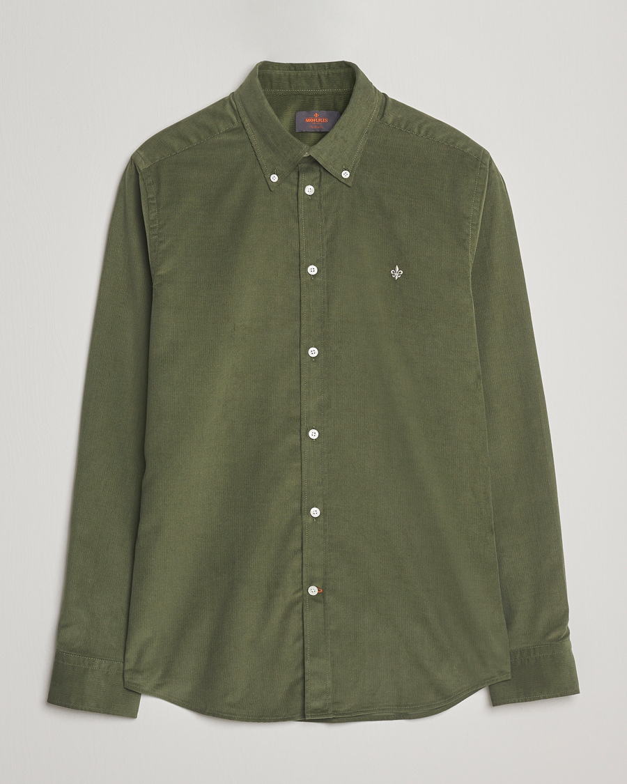 Homme | Chemises | Morris | Douglas Corduroy Shirt Olive