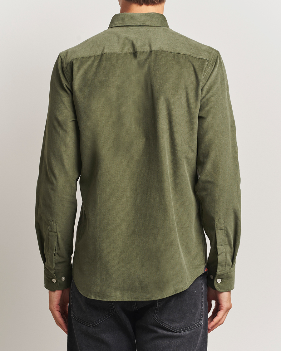 Homme | Chemises | Morris | Douglas Corduroy Shirt Olive