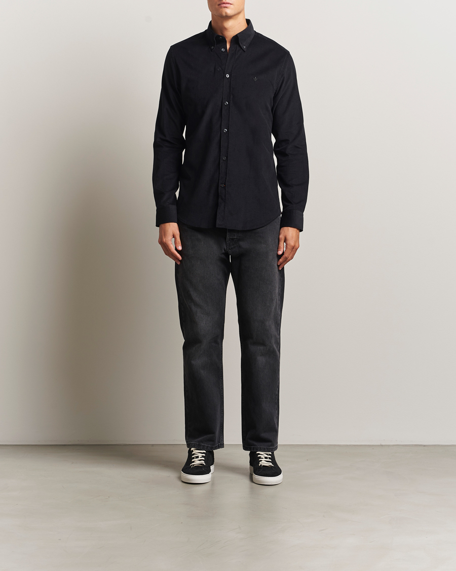 Homme | Chemises | Morris | Douglas Corduroy Shirt Grey