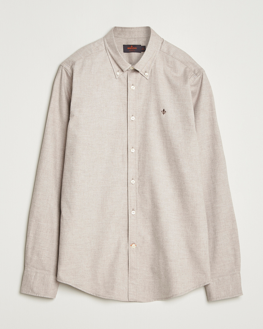 Homme | Chemises | Morris | Watts Flannel Shirt Khaki