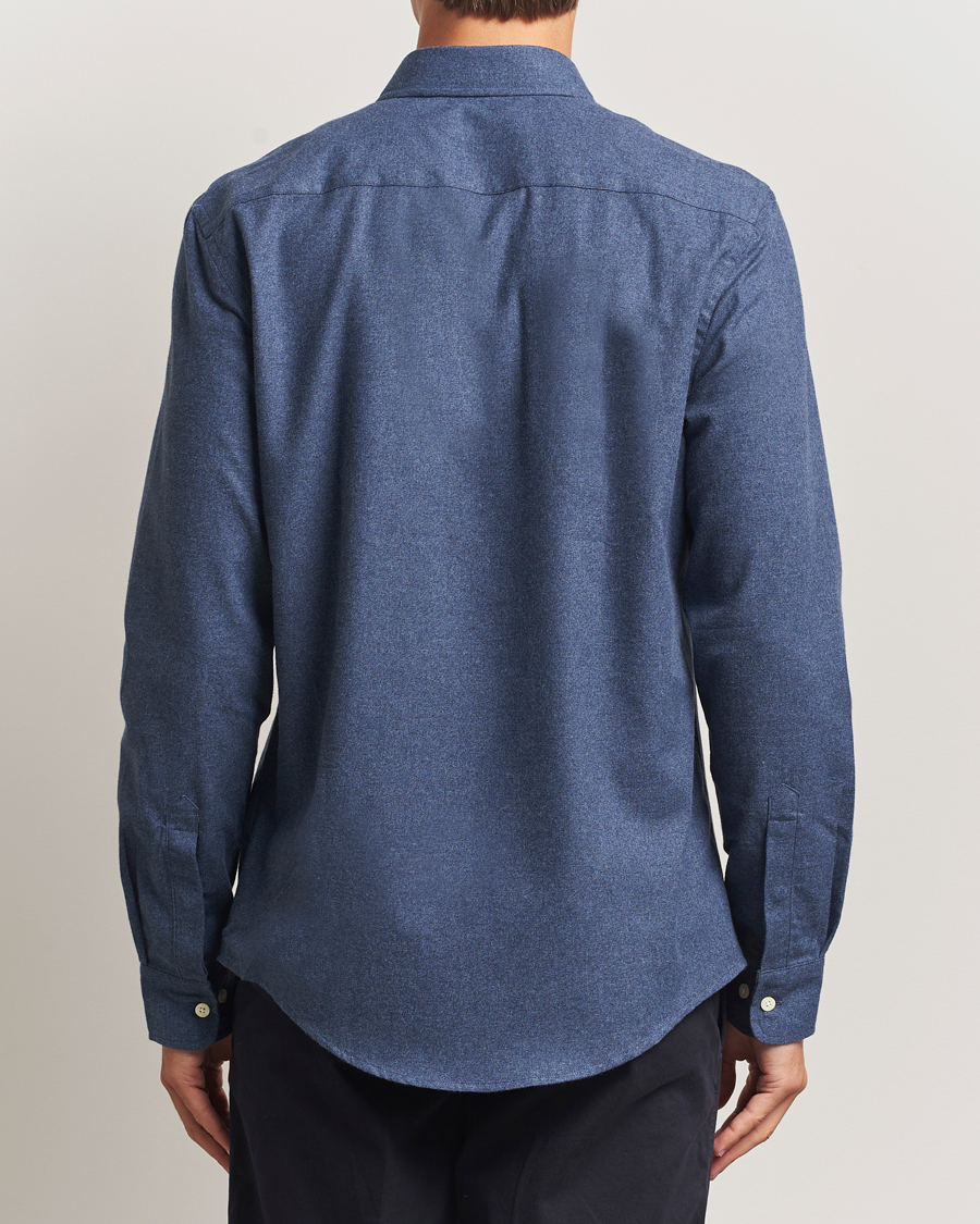 Homme | Chemises | Morris | Watts Flannel Shirt Navy