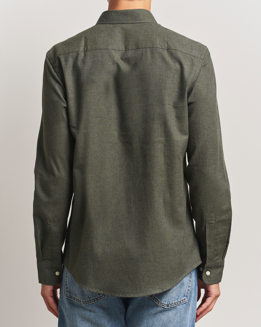 Homme | Chemises | Morris | Watts Flannel Shirt Olive