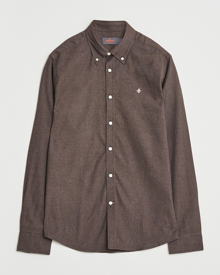 Homme | Chemises | Morris | Watts Flannel Shirt Brown