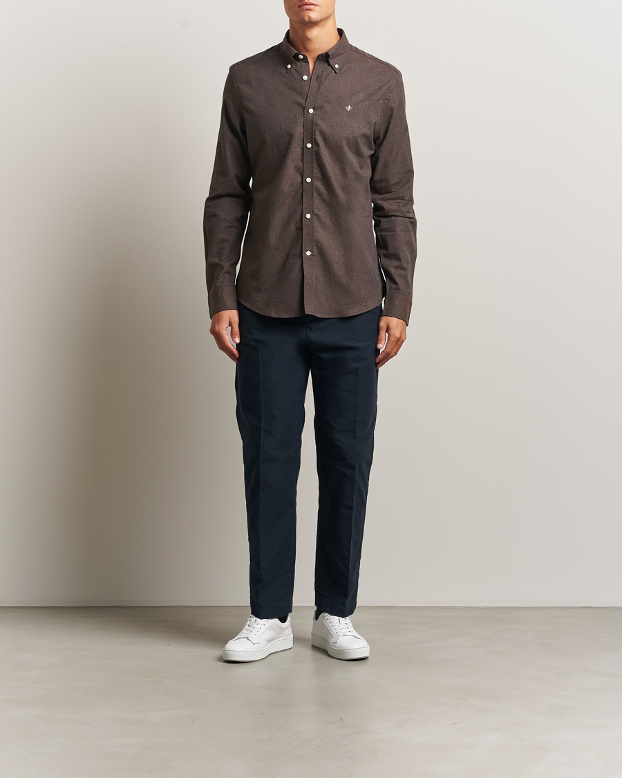 Homme | Chemises | Morris | Watts Flannel Shirt Brown