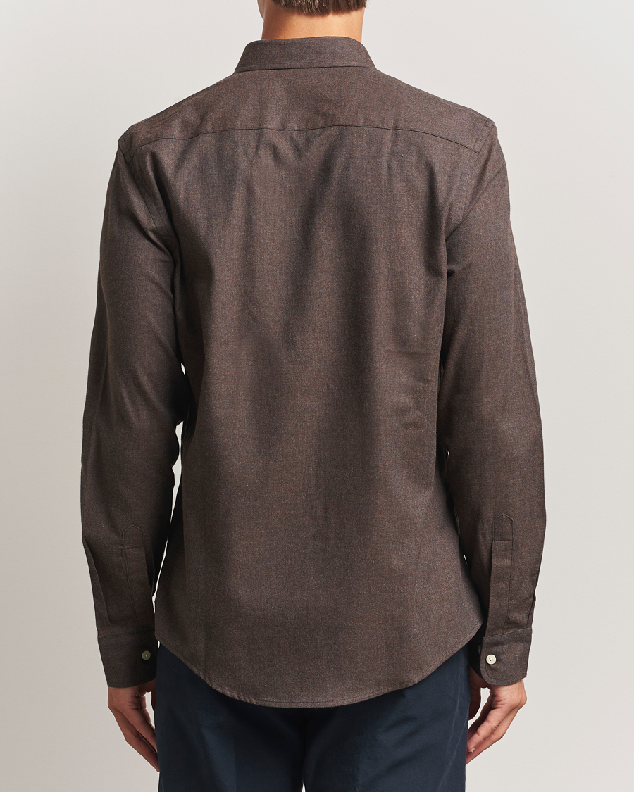 Homme | Chemises | Morris | Watts Flannel Shirt Brown