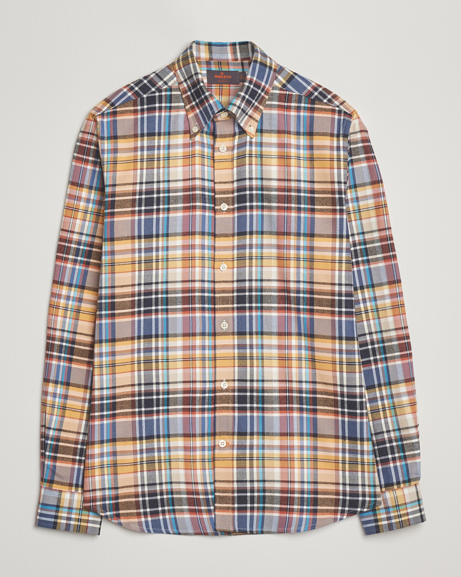 Homme | Chemises | Morris | Happy Tartan Check Shirt Yellow