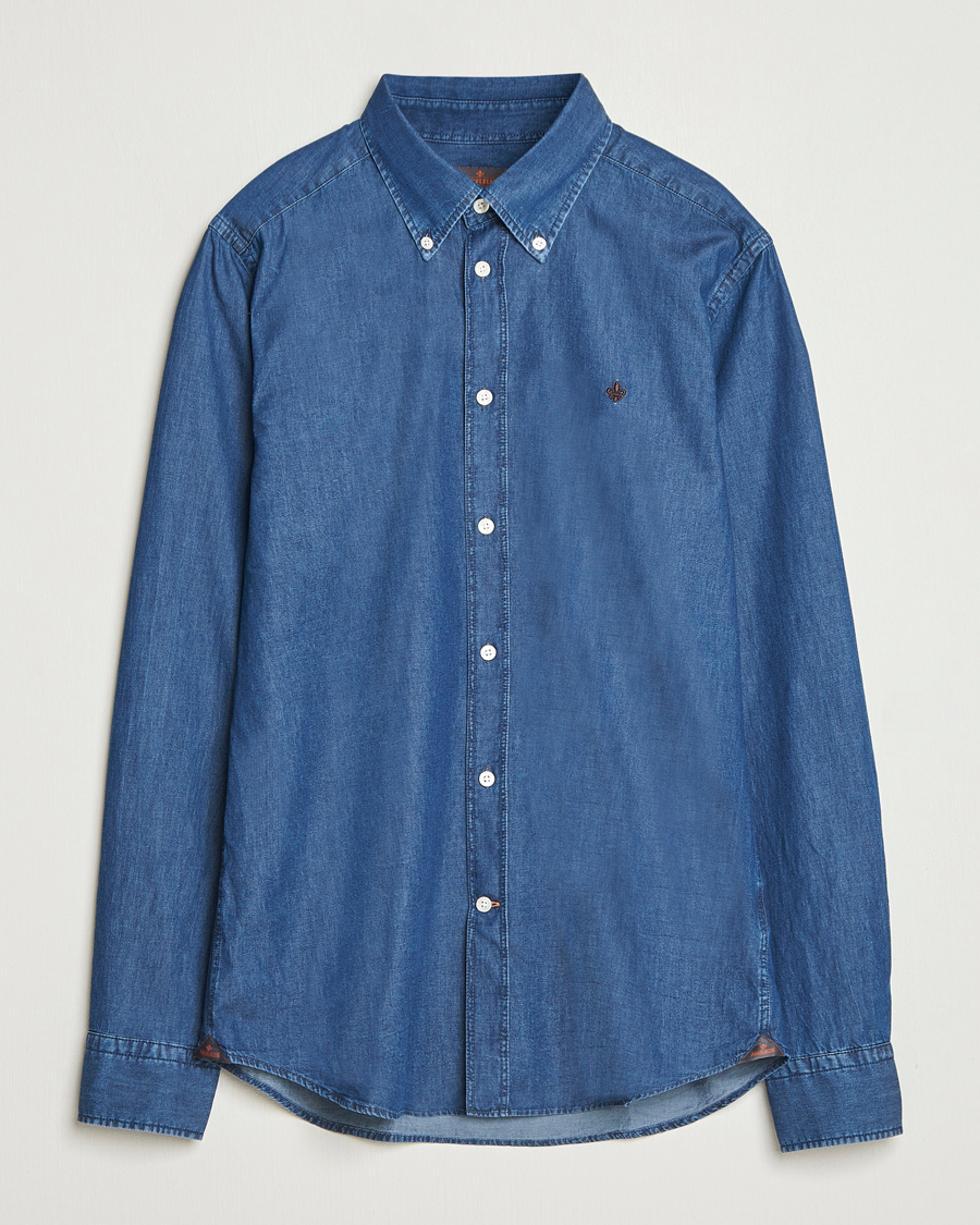 Homme | Chemises | Morris | Light Denim Shirt Blue