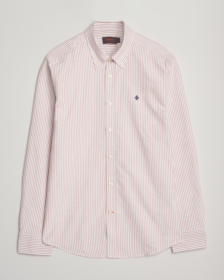 Homme | Chemises | Morris | Douglas Oxford Striped Shirt Red