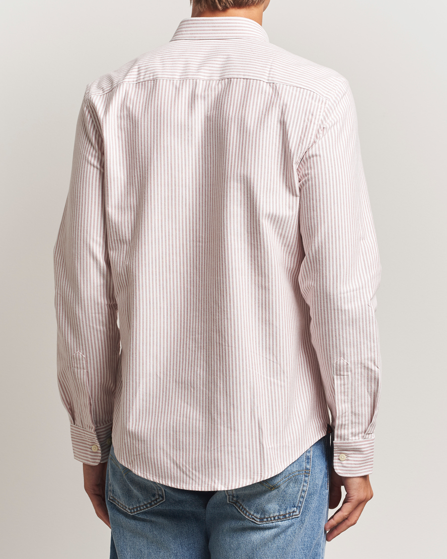 Homme | Chemises | Morris | Douglas Oxford Striped Shirt Red