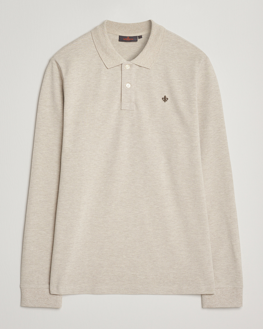 Homme | Polos | Morris | Camden Long Sleeve Polo Shirt Khaki