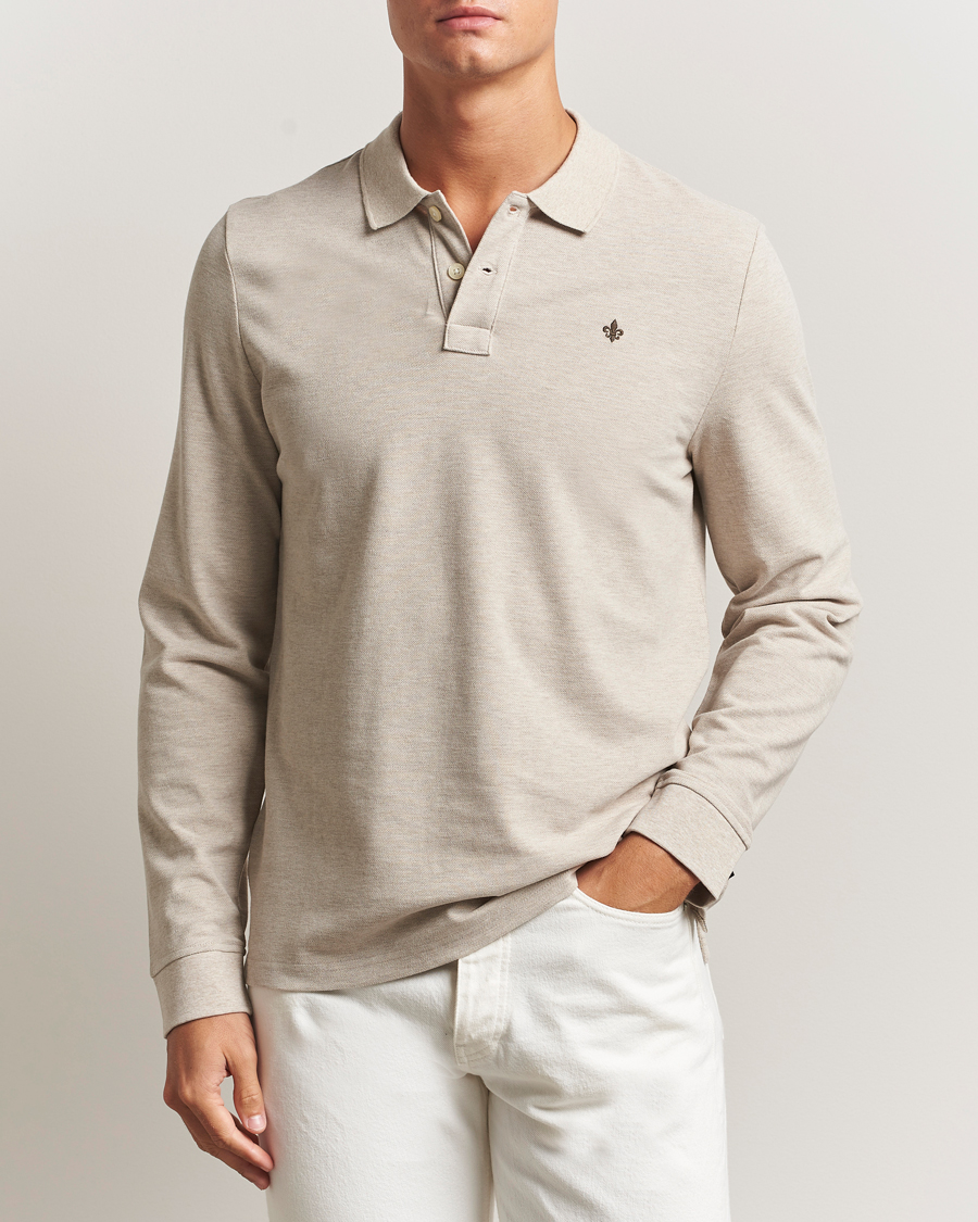 Homme | Pulls Et Tricots | Morris | Camden Long Sleeve Polo Shirt Khaki