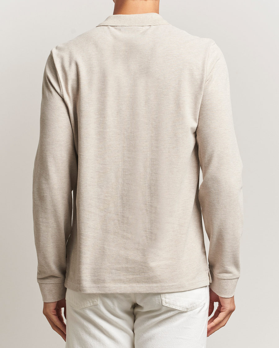 Homme | Pulls Et Tricots | Morris | Camden Long Sleeve Polo Shirt Khaki