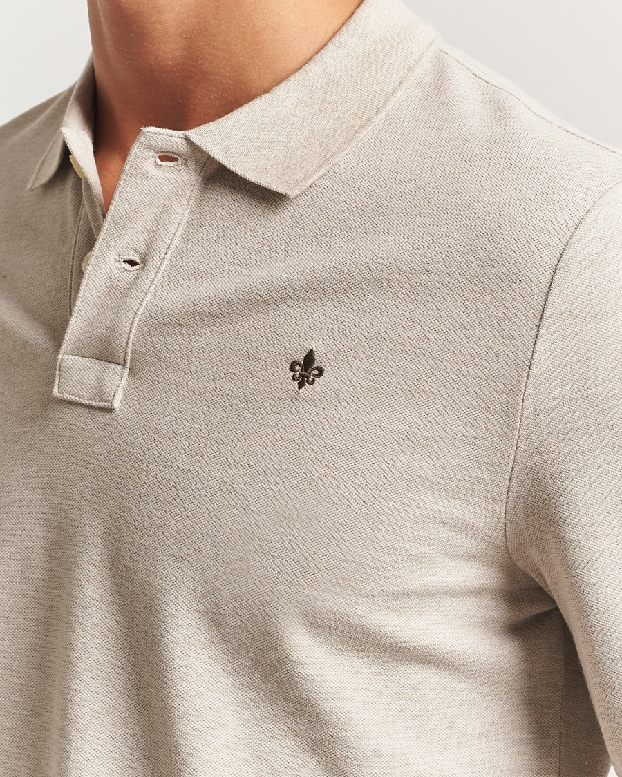 Homme | Polos | Morris | Camden Long Sleeve Polo Shirt Khaki