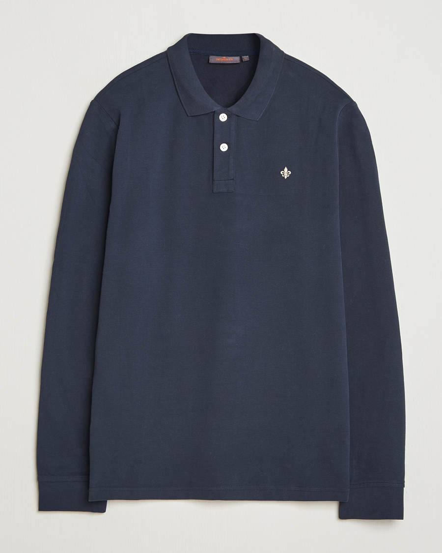 Homme | Pulls Et Tricots | Morris | Camden Long Sleeve Polo Shirt Navy