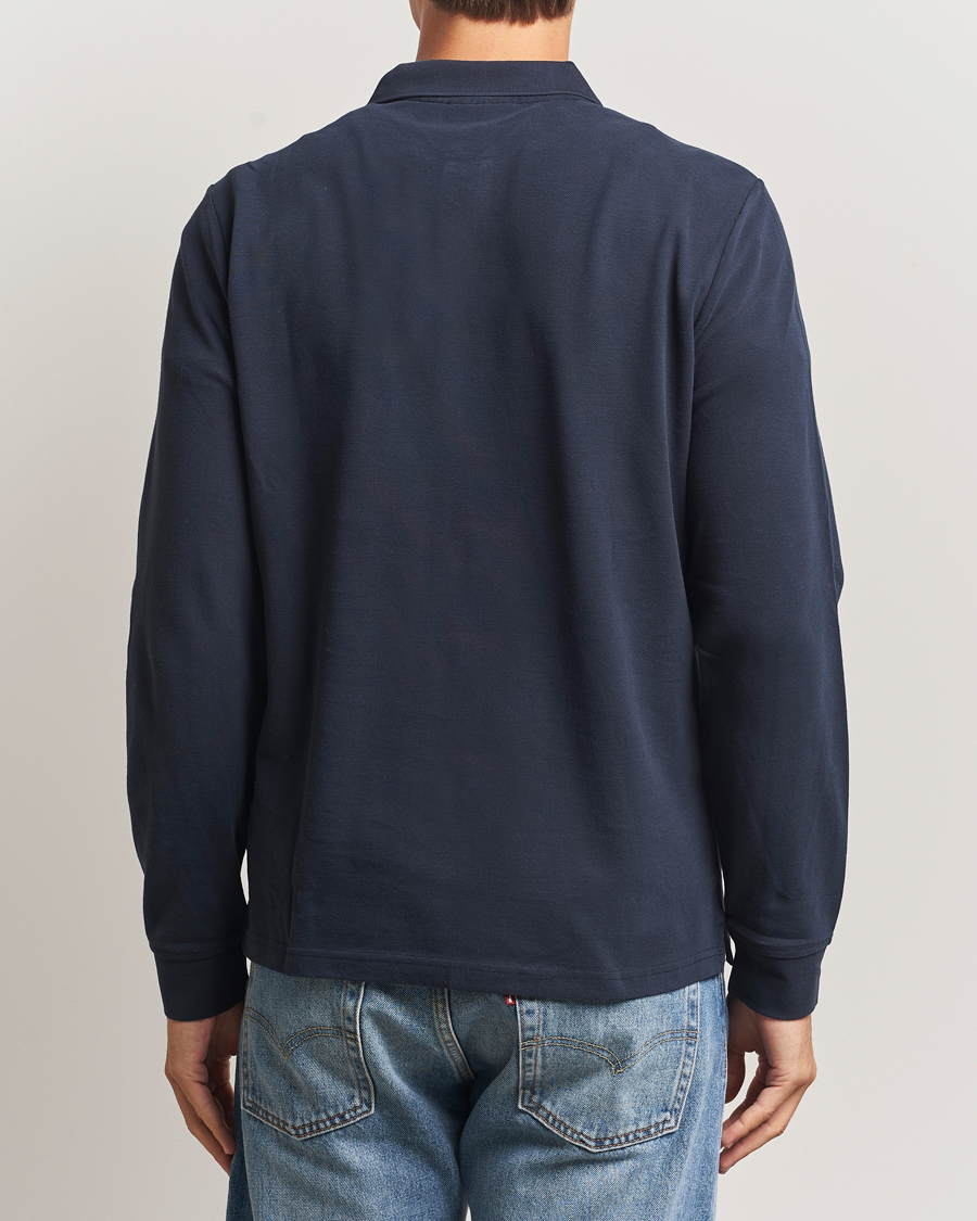 Homme | Pulls Et Tricots | Morris | Camden Long Sleeve Polo Shirt Navy
