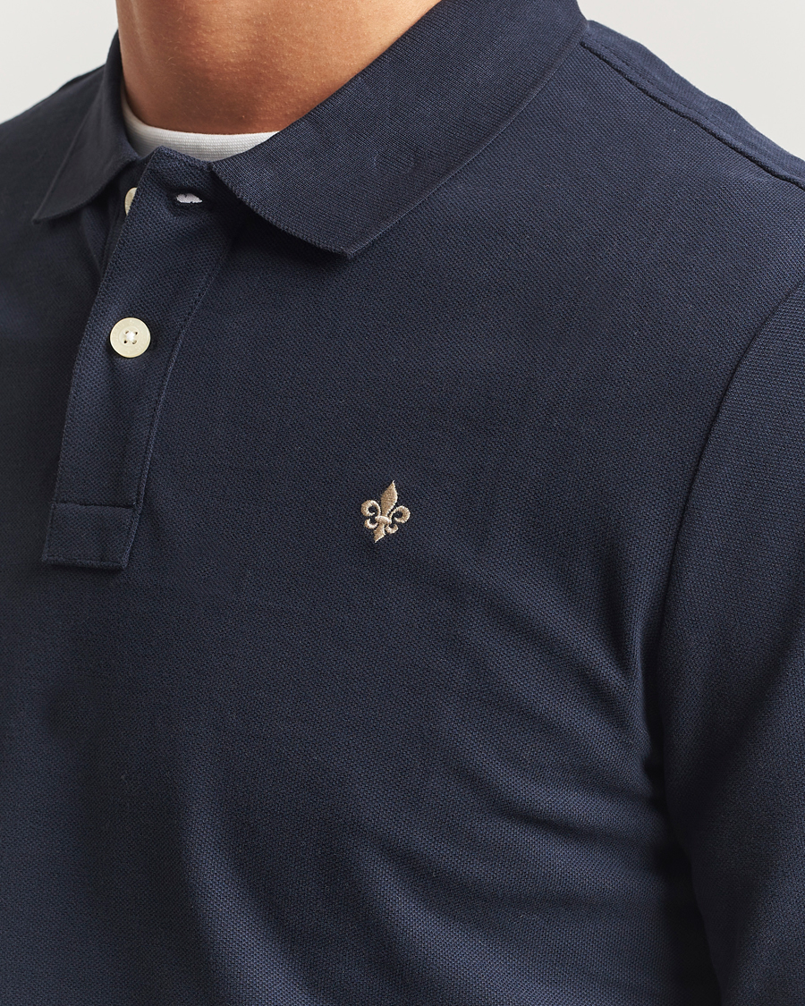 Homme | Pulls Et Tricots | Morris | Camden Long Sleeve Polo Shirt Navy