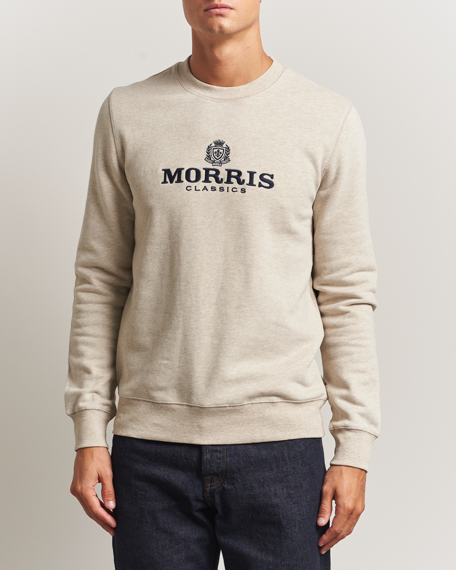 Homme | Pulls Et Tricots | Morris | Brian Logo Sweatshirt Khaki