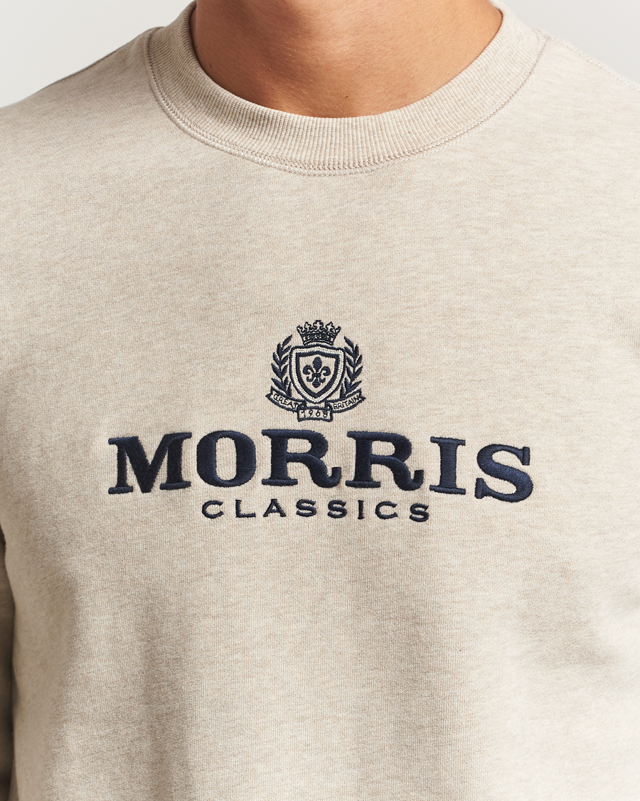 Homme | Pulls Et Tricots | Morris | Brian Logo Sweatshirt Khaki