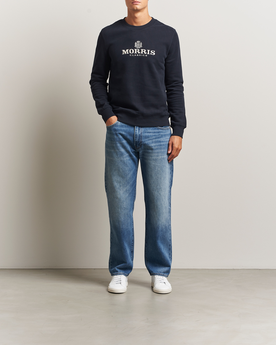 Homme | Pulls Et Tricots | Morris | Brian Sweatshirt Old Blue