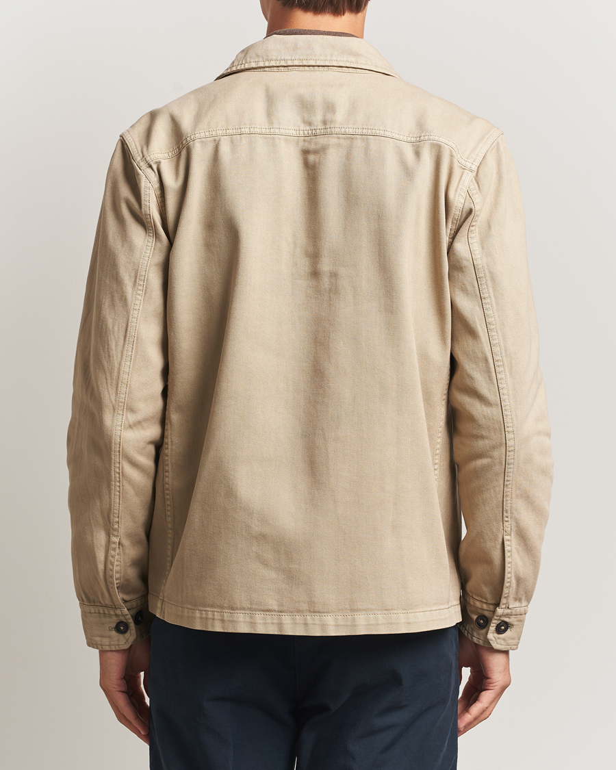 Homme | Chemises | Morris | Alain Twill Shirt Jacket Khaki