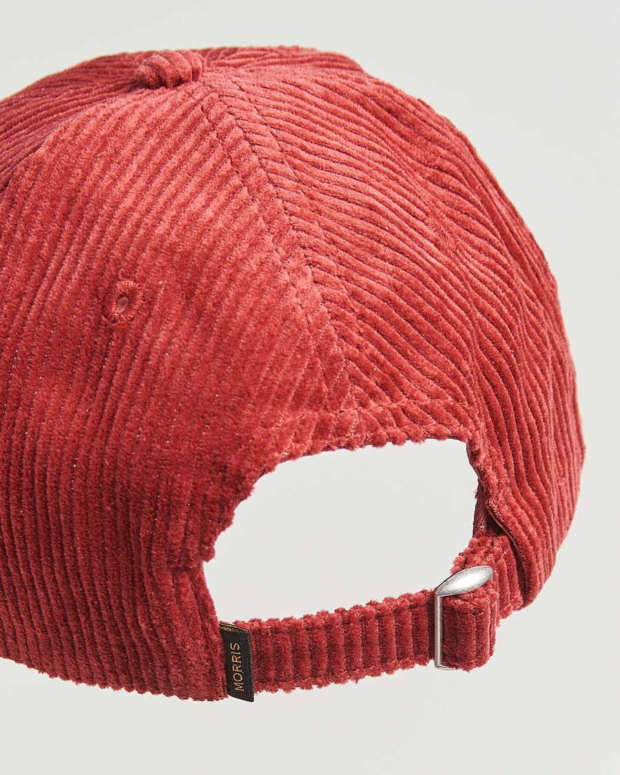 Homme | Morris Lily Corduroy Cap Red | Morris | Lily Corduroy Cap Red