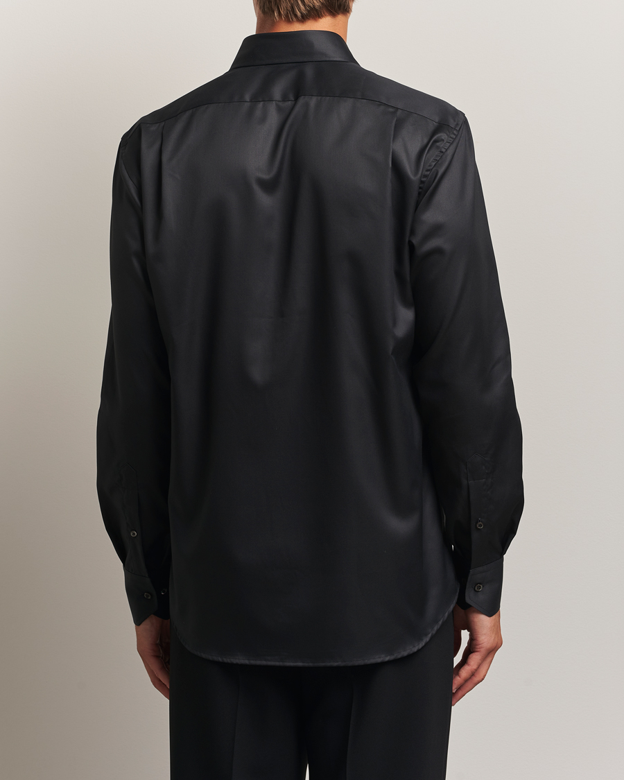 Homme | Chemises | Stenströms | Regular Fit Shirt Black