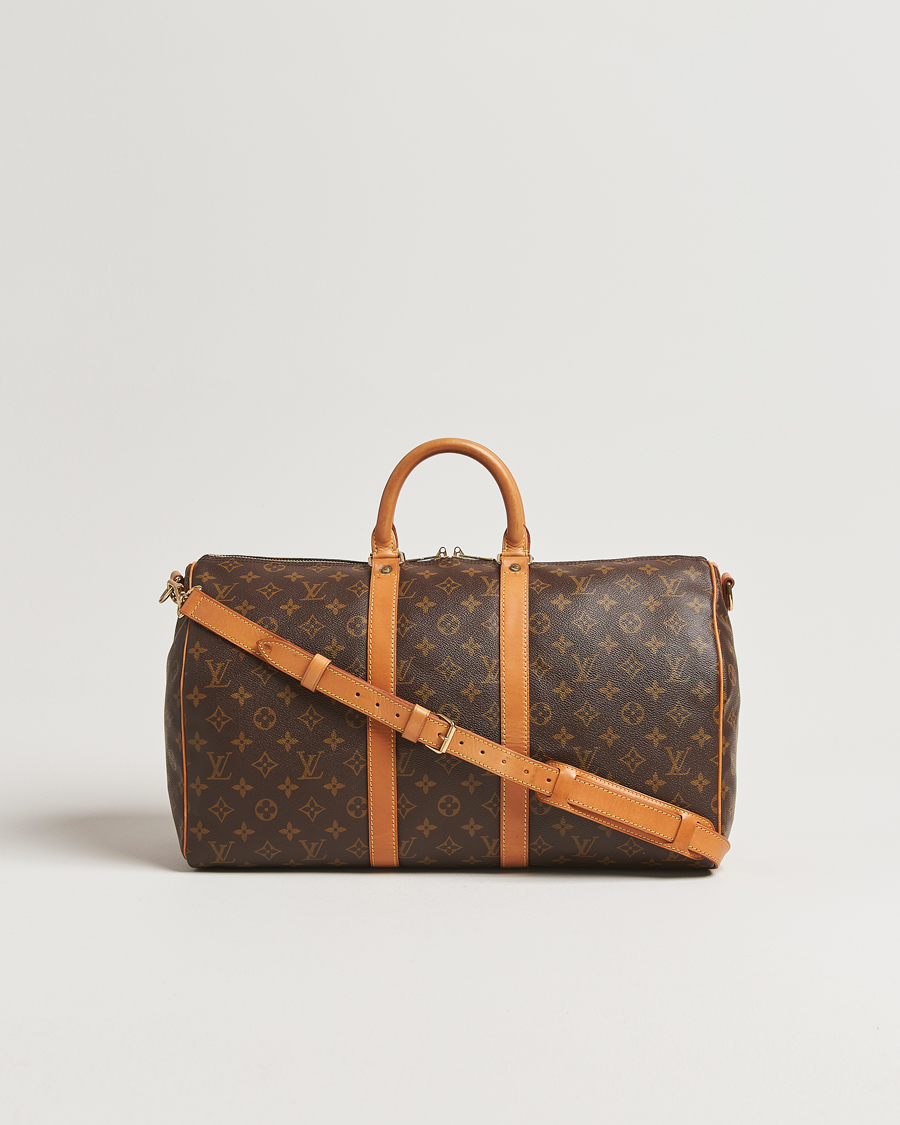 Homme | Louis Vuitton Pre-Owned Keepall Bandoulière 45 Monogram | Louis Vuitton Pre-Owned | Keepall Bandoulière 45 Monogram