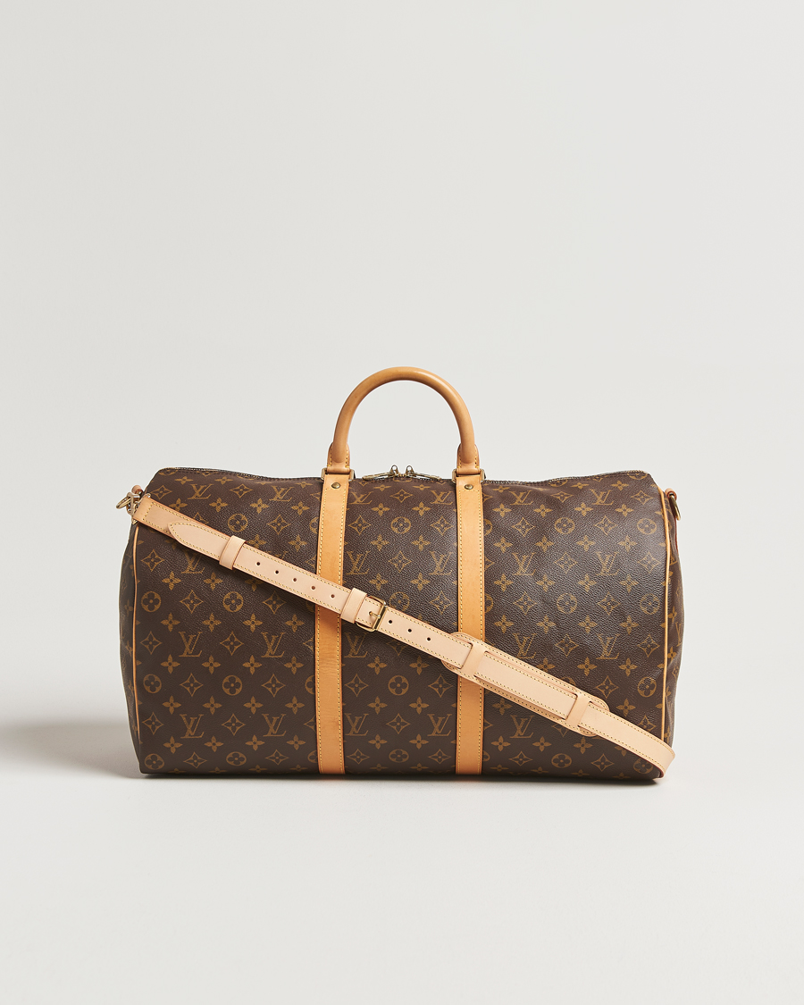 Homme | Louis Vuitton Pre-Owned Keepall Bandoulière 50 Monogram | Louis Vuitton Pre-Owned | Keepall Bandoulière 50 Monogram