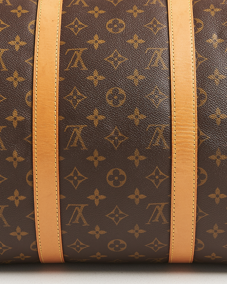 Homme | Louis Vuitton Pre-Owned Keepall Bandoulière 50 Monogram | Louis Vuitton Pre-Owned | Keepall Bandoulière 50 Monogram