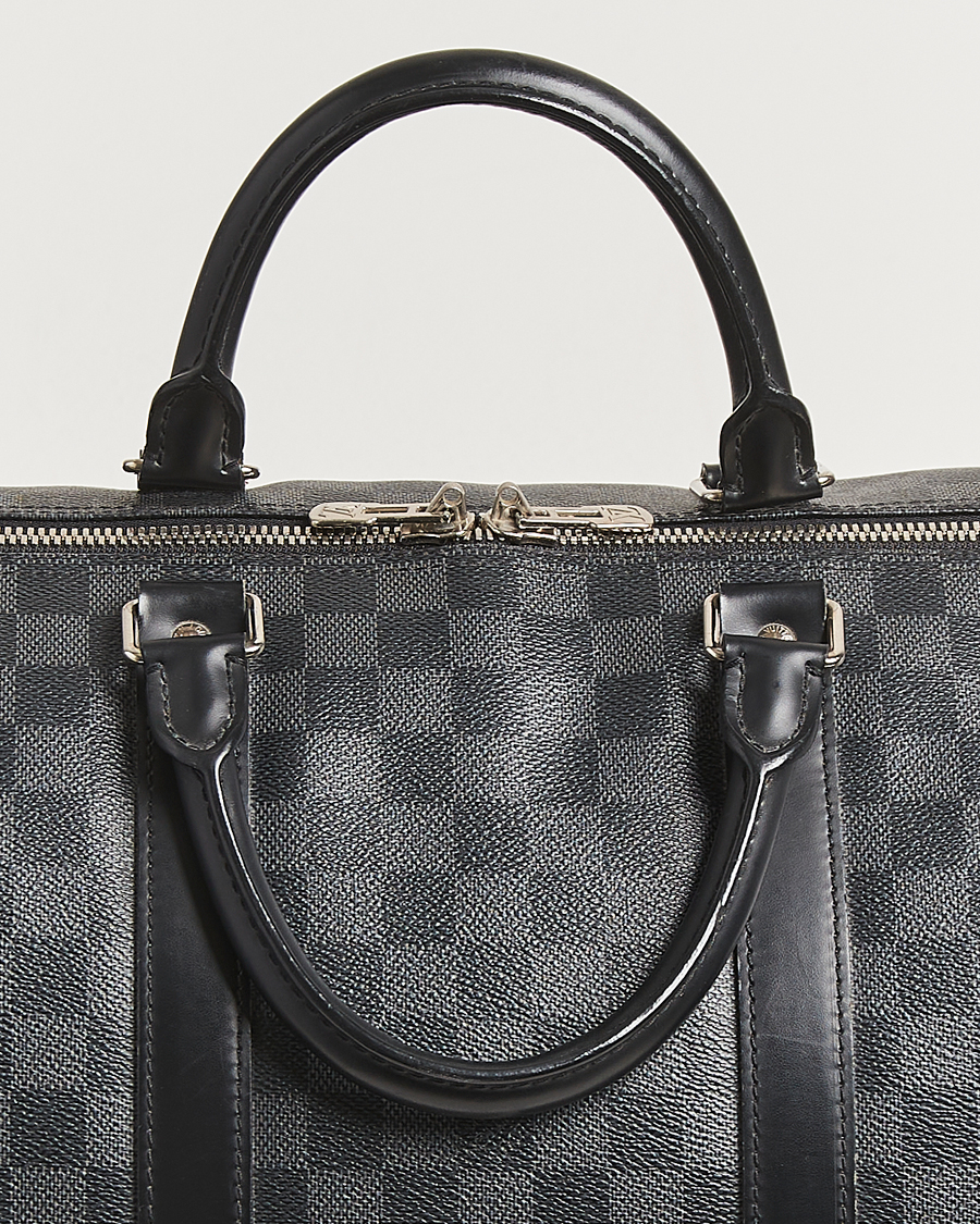 Homme | Louis Vuitton Pre-Owned Keepall Bandoulière 55 Damier Graphite | Louis Vuitton Pre-Owned | Keepall Bandoulière 55 Damier Graphite