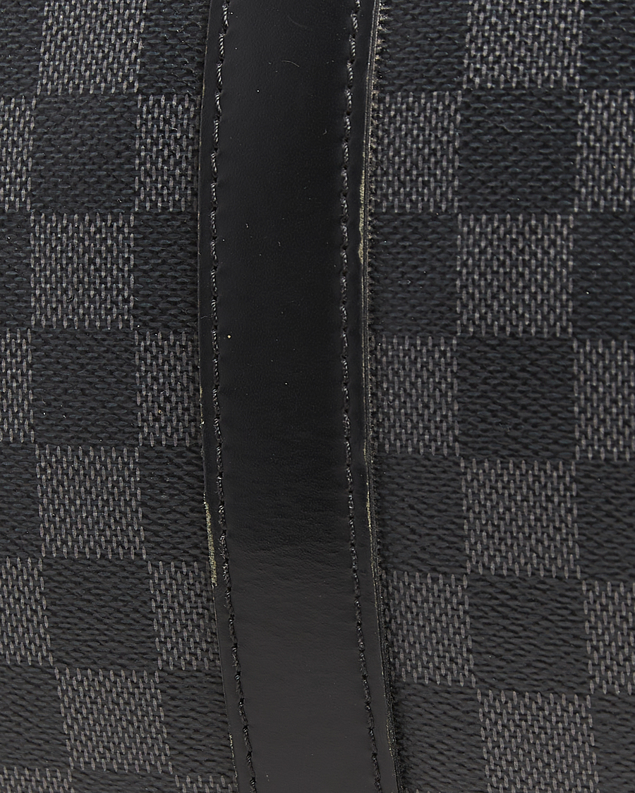 Homme | Louis Vuitton Pre-Owned Keepall Bandoulière 55 Damier Graphite | Louis Vuitton Pre-Owned | Keepall Bandoulière 55 Damier Graphite