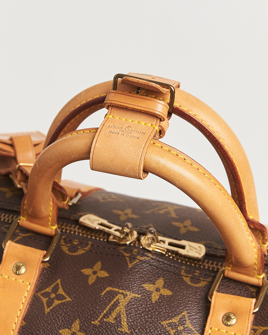 Homme | Louis Vuitton Pre-Owned Keepall Bandoulière 55 Monogram | Louis Vuitton Pre-Owned | Keepall Bandoulière 55 Monogram