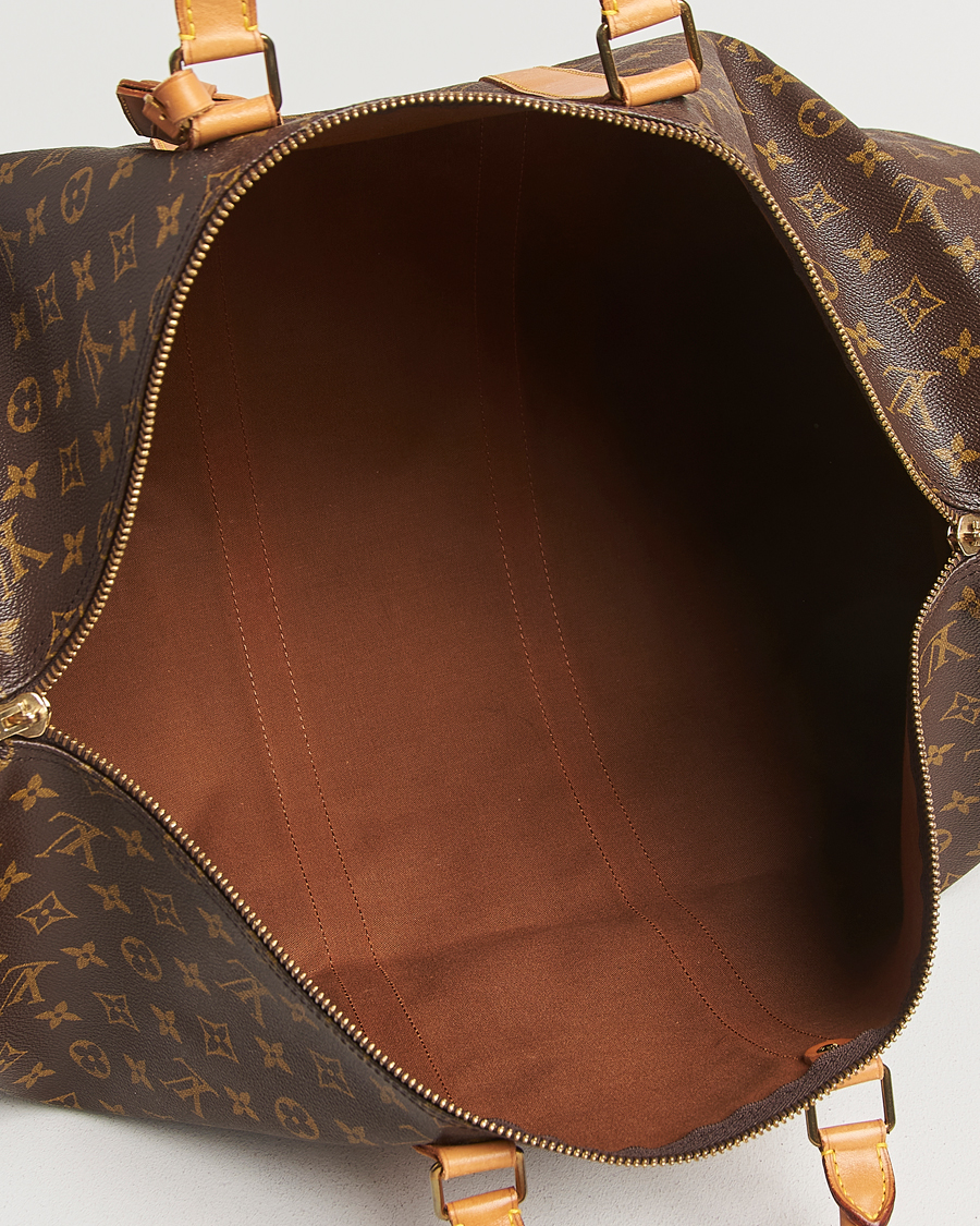 Homme | Louis Vuitton Pre-Owned Keepall Bandoulière 55 Monogram | Louis Vuitton Pre-Owned | Keepall Bandoulière 55 Monogram