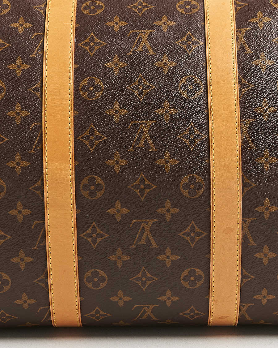 Homme | Louis Vuitton Pre-Owned Keepall Bandoulière 55 Monogram | Louis Vuitton Pre-Owned | Keepall Bandoulière 55 Monogram