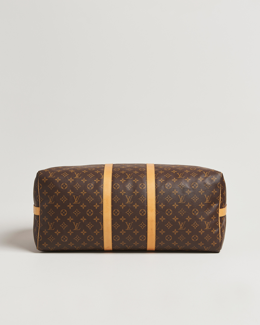 Homme | Louis Vuitton Pre-Owned Keepall Bandoulière 55 Monogram | Louis Vuitton Pre-Owned | Keepall Bandoulière 55 Monogram