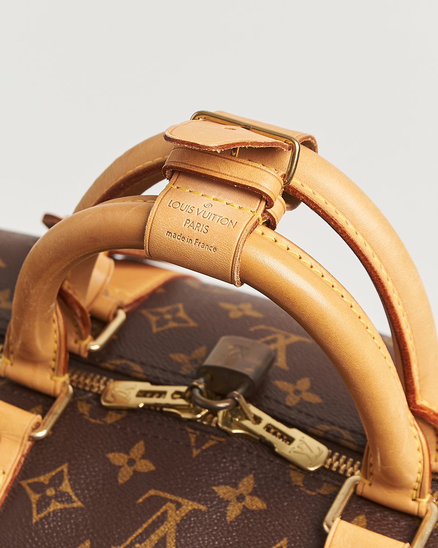 Homme | Louis Vuitton Pre-Owned Keepall Bandoulière 55 Monogram | Louis Vuitton Pre-Owned | Keepall Bandoulière 55 Monogram