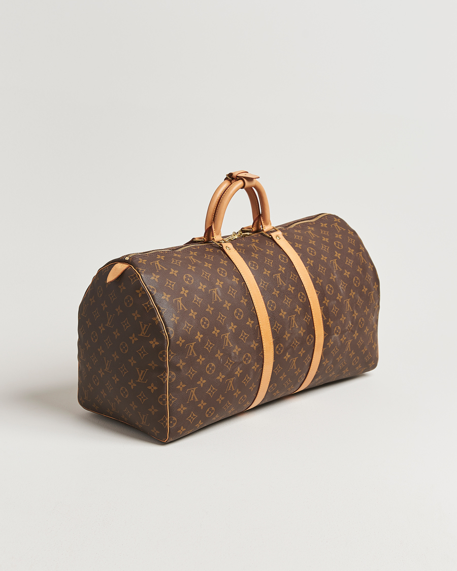 Homme | Pre-Owned & Vintage Bags | Louis Vuitton Pre-Owned | Keepall 55 Monogram