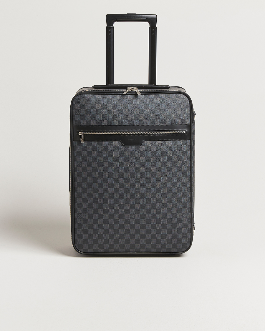 Homme | Louis Vuitton Pre-Owned Pegase Trolley Case Damier Graphite | Louis Vuitton Pre-Owned | Pegase Trolley Case Damier Graphite