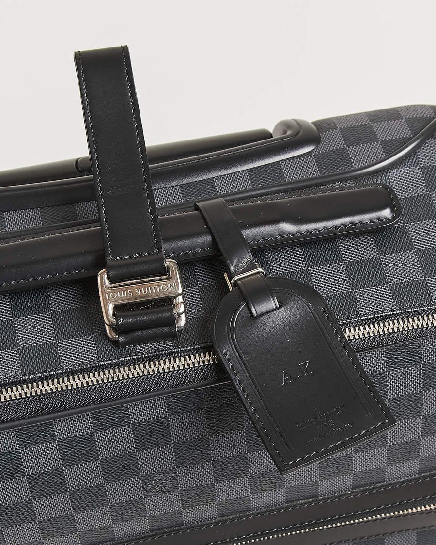 Homme | Louis Vuitton Pre-Owned Pegase Trolley Case Damier Graphite | Louis Vuitton Pre-Owned | Pegase Trolley Case Damier Graphite