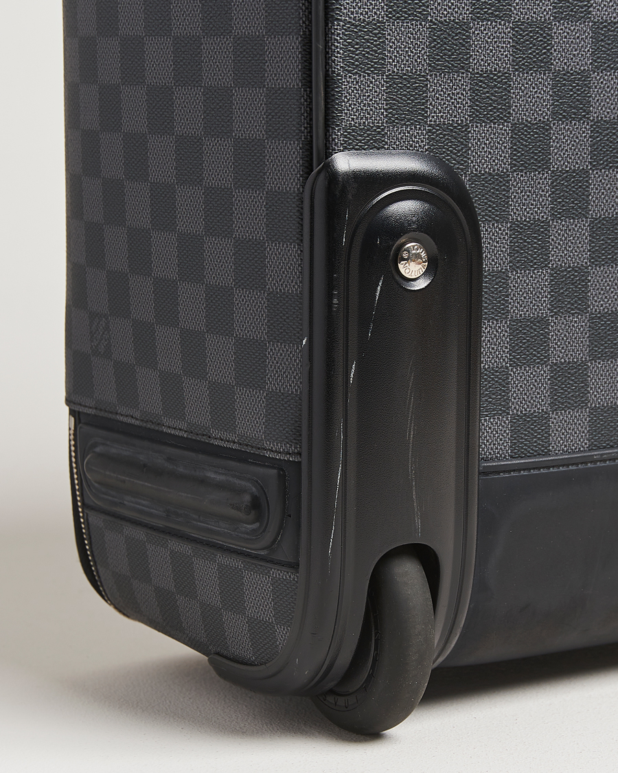 Homme | Louis Vuitton Pre-Owned Pegase Trolley Case Damier Graphite | Louis Vuitton Pre-Owned | Pegase Trolley Case Damier Graphite